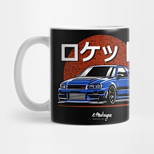 R34 GTR Mug